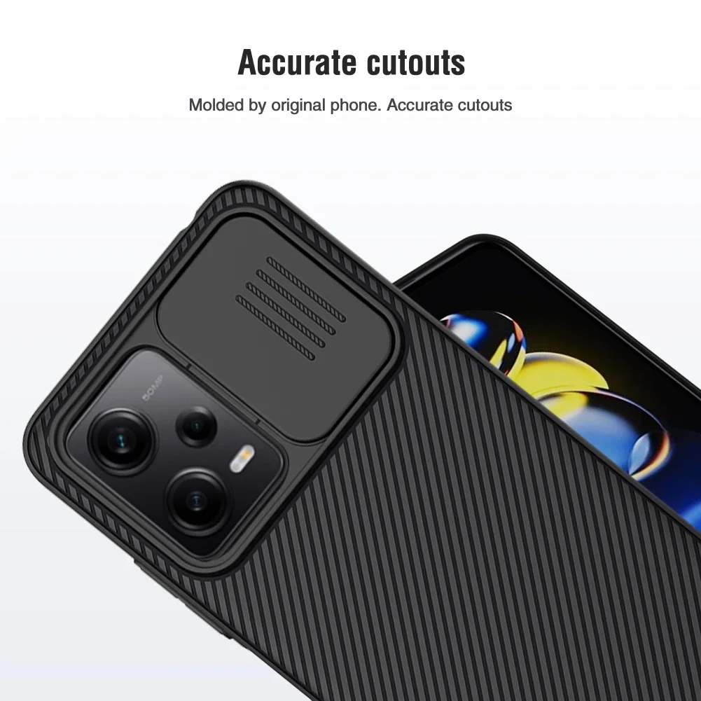 for Xiaomi Redmi Note 12 Pro Plus / 12 Pro 5G / 12 Pro 4G  Case Nillkin Camshield Camera Protection Lens 360 Back Cover 6
