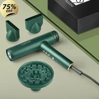 Professional High Speed Hair Dryer High Speed Powerful Wind Barber Blow Dryer Negative Ions Hair Care Styling Tools Quick-Drying 1