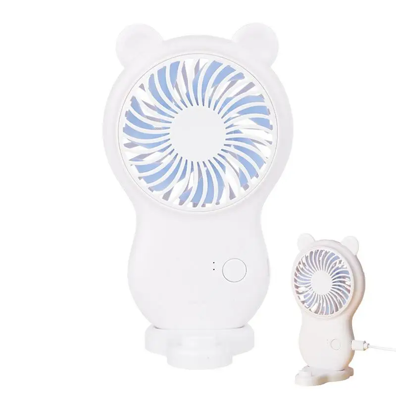 

USB Mini Strong Wind Handheld Fan USB Rechargeable Mini Desktop Air Cooler Outdoor Fan Cooling Travel Hand Fans For Outdoor