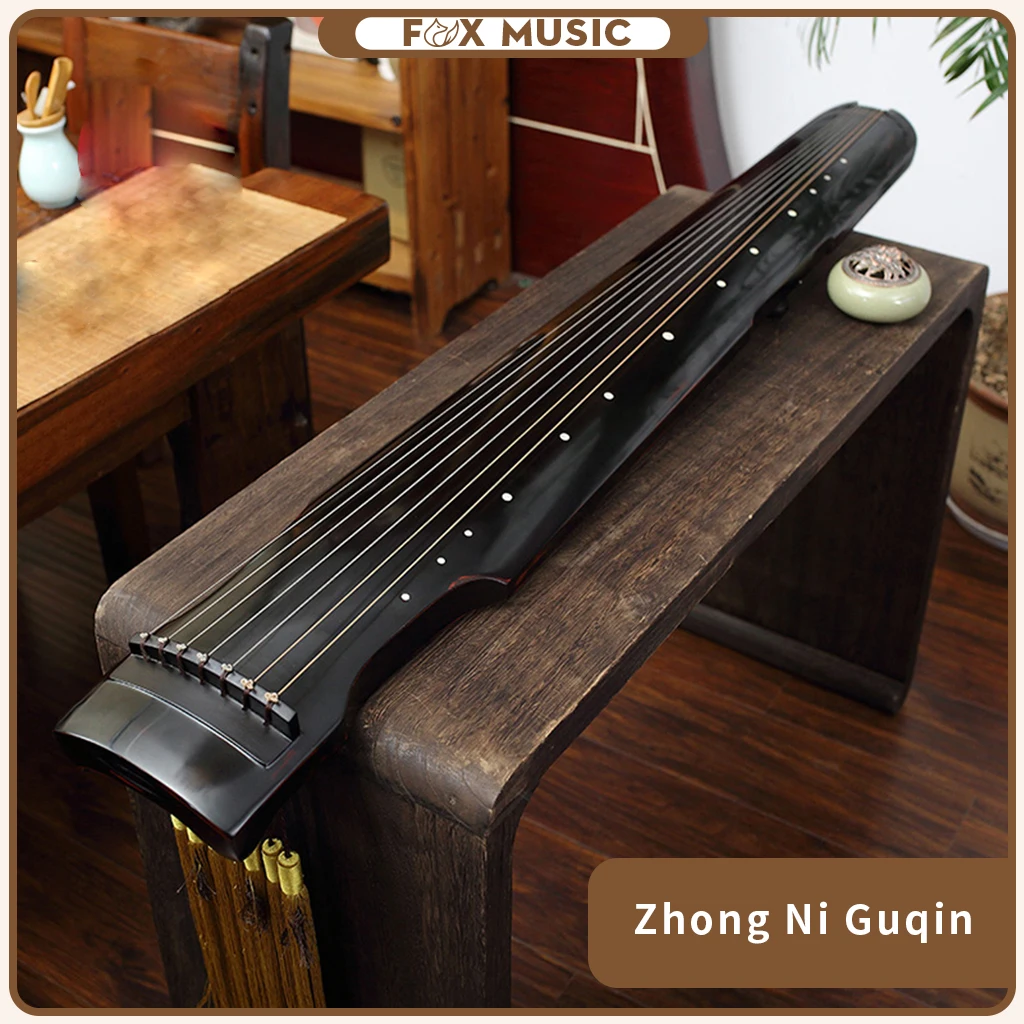 Unters. Mini Zither Miniature Wooden China Traditionelle Zupfinstrumente Modell 