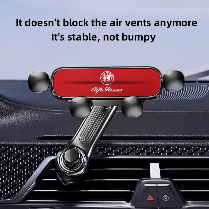 Gravity Car Phone Holder Air Vent Clip GPS Handset Support For