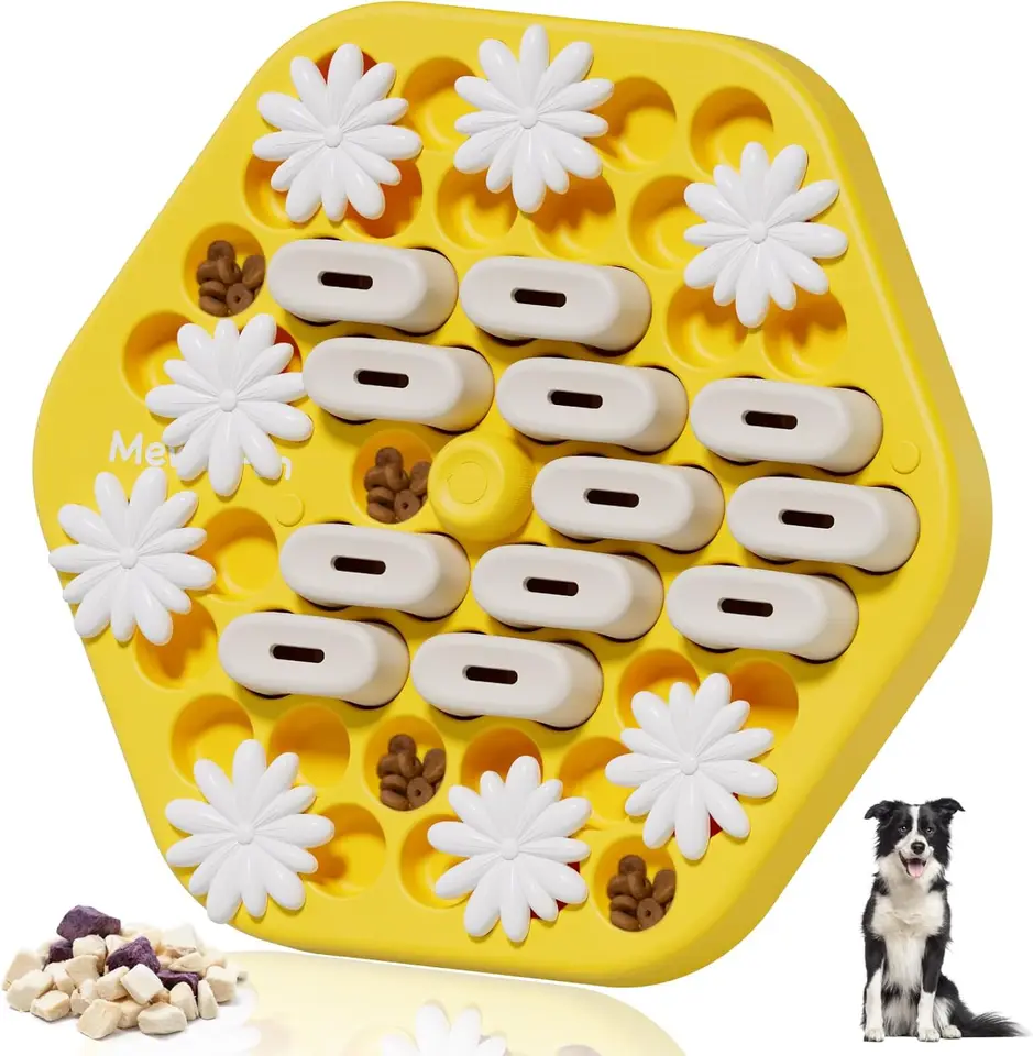 Interactive Dog Puzzle Feeder Slow Feeding Toy