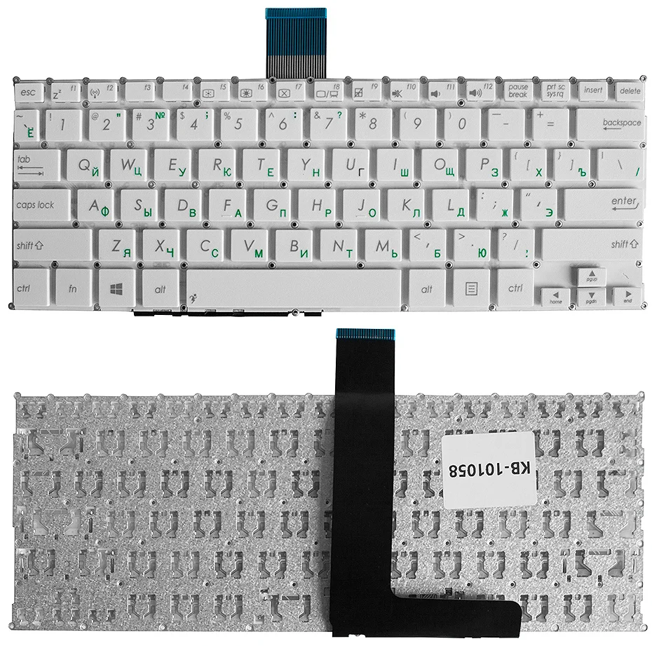 Клавиатура для Asus VivoBook X200la белая | Компьютеры и офис