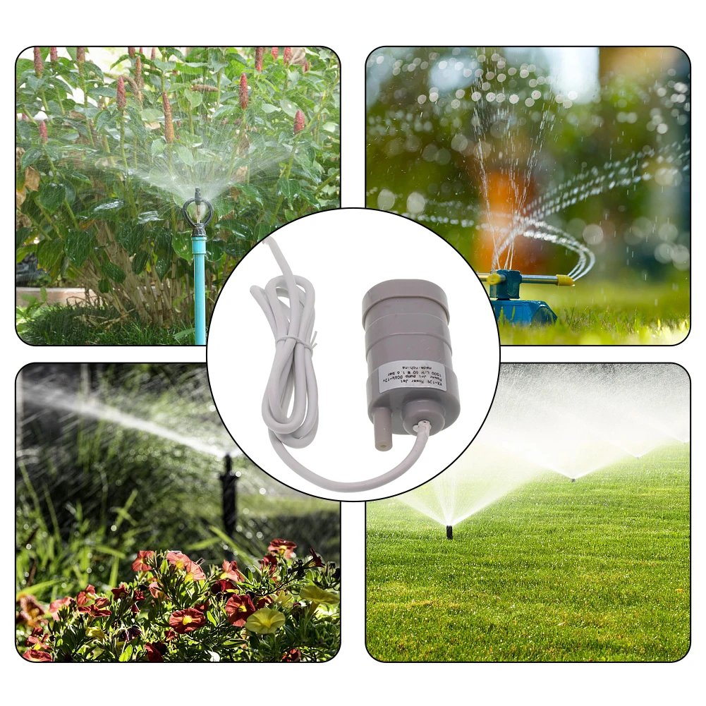 

Watering Equipment Water Pump Garden 12 Volt 12V 1500L/H Pump Camping Garden For Caravan Plastic Submersible Pump 1pcs