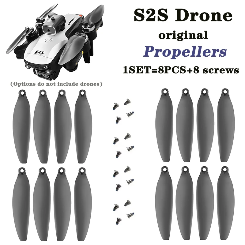 Drone Accessories Drone Propeller For LS-S2S Mini Drone Original Spare Parts Blades Accessories Propeller Blade S2S Drone Props spare propelle