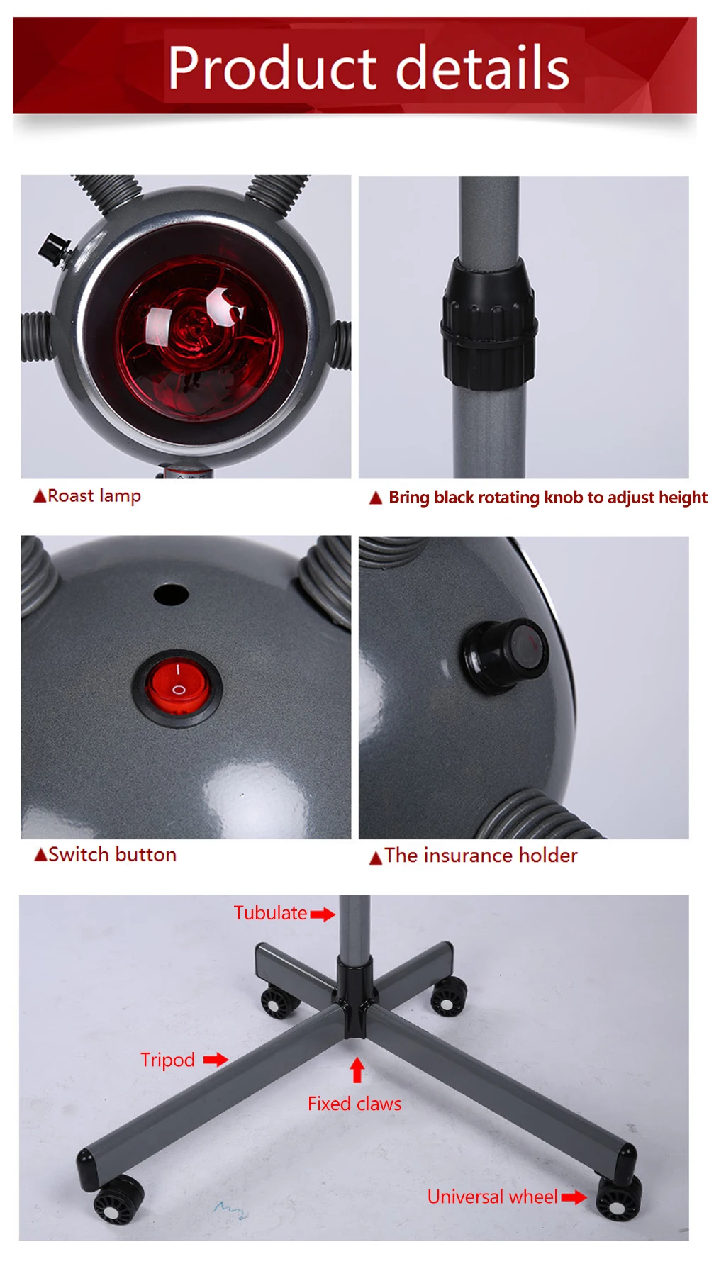 Description Picture 6 of itemHair Salon Hairdressing Flying Saucer Heating Machine Hair Dye Perm Cold Perm Wave Shaping Hair Treatment Baking Oil Care Heater