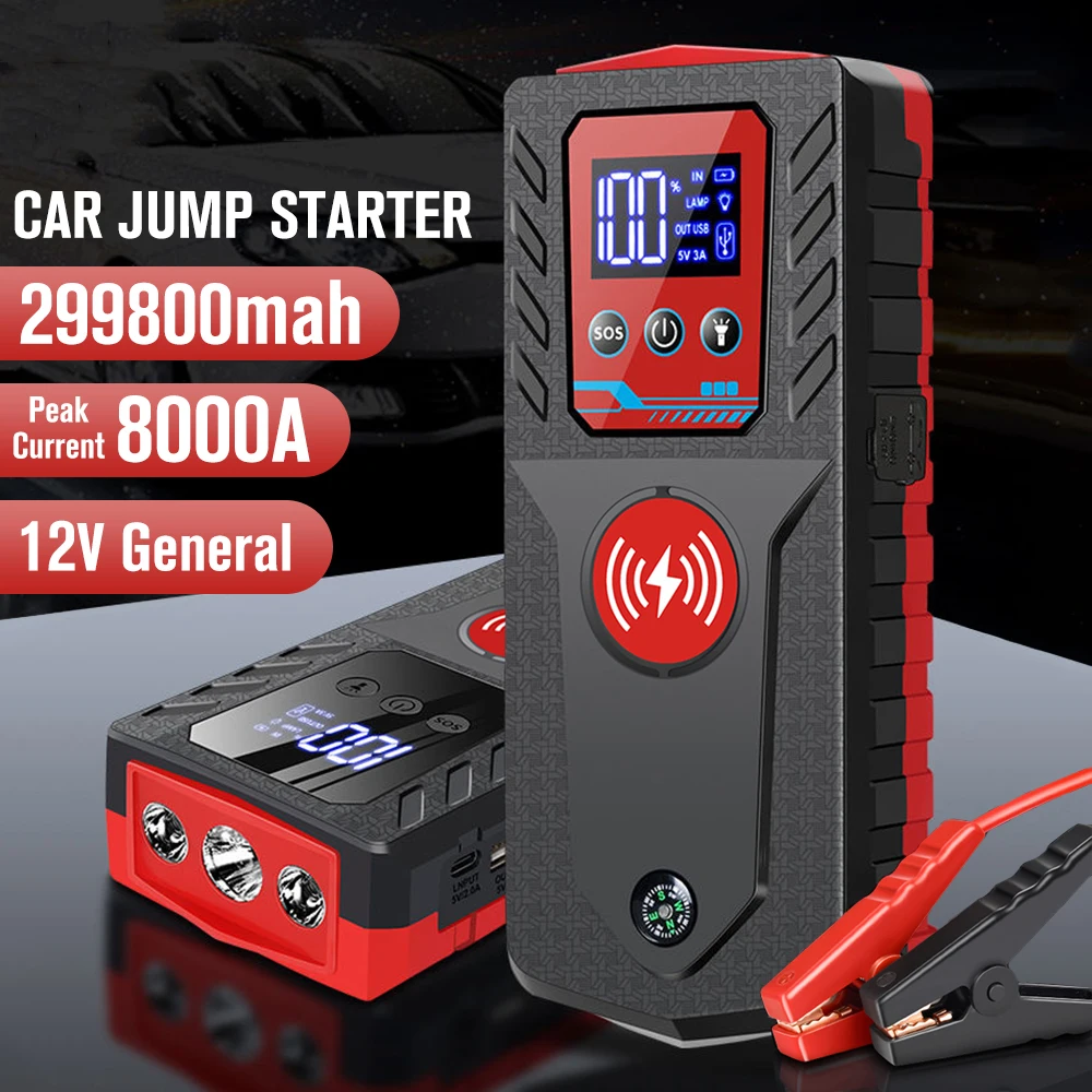 Dispositivo Di Avviamento Di Emergenza Per Auto Da 229800Mah Booster 8000A Dispositivo Di Avviamento Di Emergenza Per Auto Portatile Ad Alta Potenza P