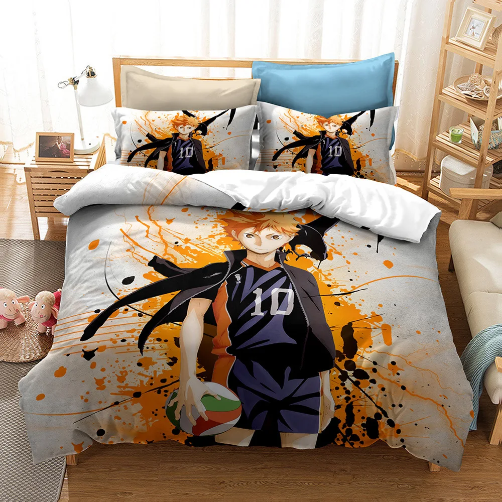

Haikyuu! Комплект постельного белья из полиэстера и 3d-рисунка