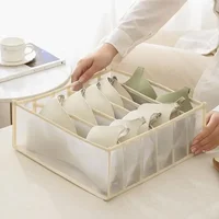 Organisateur de tiroir pour sous-vêtements, boîte de rangement pliable, organisateurs de placard, diviseur de tiroir, boîtes de rangement pour sous-vêtements, chaussettes, soutien-gorge 4