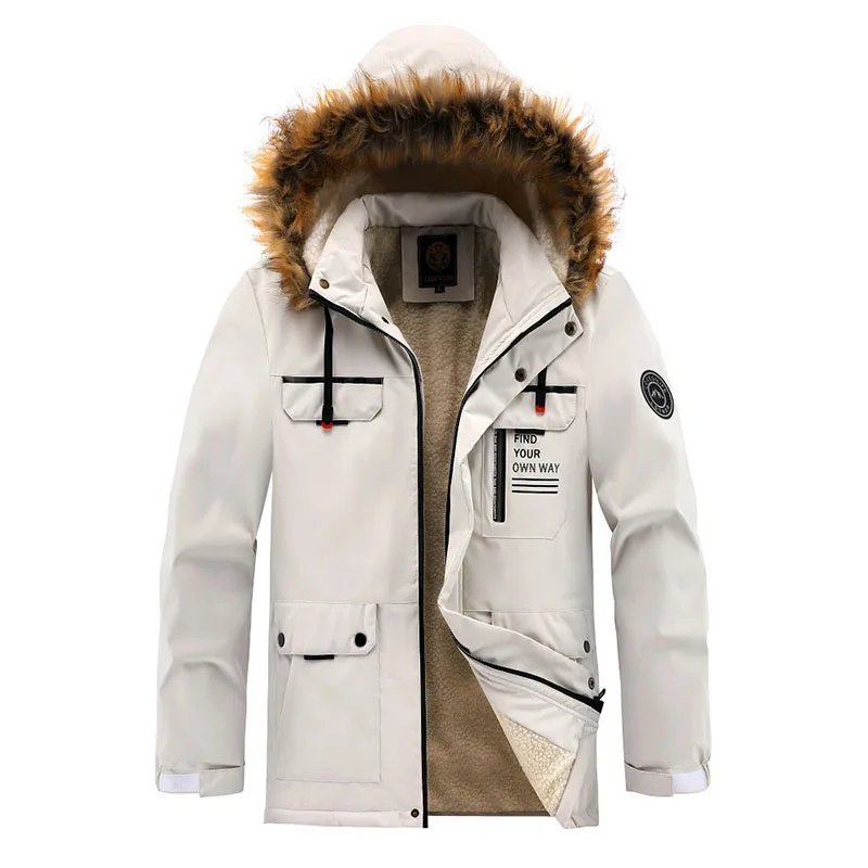 Winter Men's Jackets Man Parka Thermal Coat Male Cold Sweaters Parkas Long Coats High Quality New Sets Overcoat Streetwear Hot