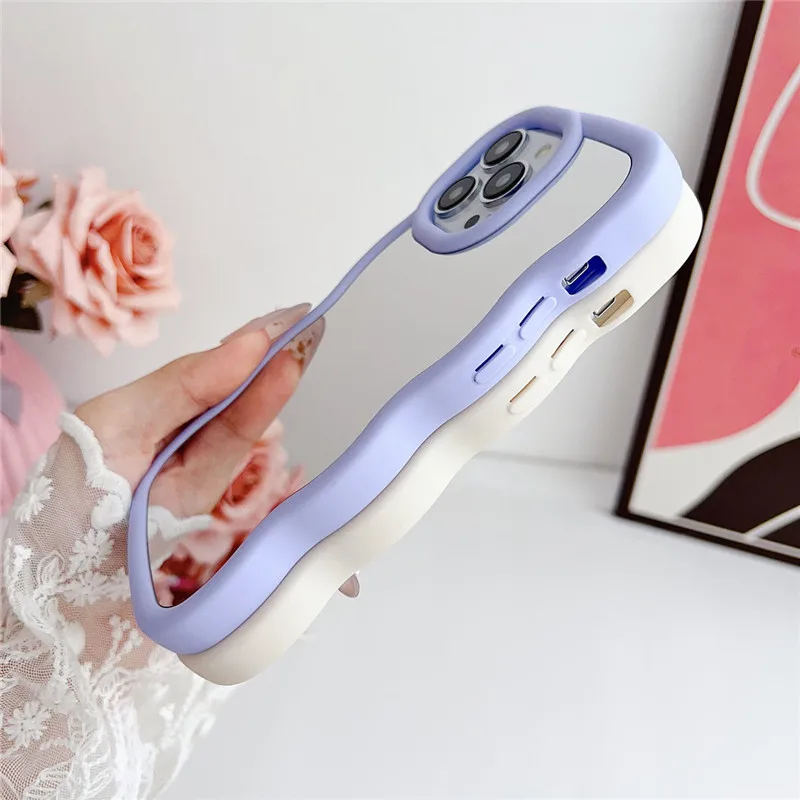 Coque de téléphone Candy Mirror pour Samsung Galaxy A52 A72 A51 A05 A11 A21S A31 A32 A12 A13 A23 A10 A50 A30 Housse en silicone souple_voghion.com