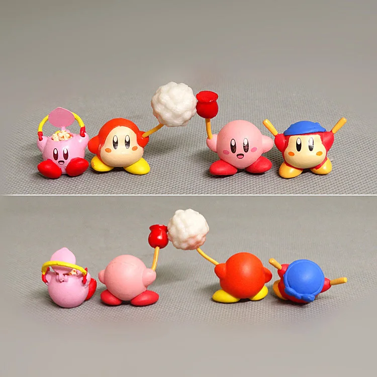 

Anime Star Kirby Kawaii Mini Hand Office Aberdeen Kuromi Cartoon DIY Patch Material Decor Model Kids Birthday Christmas Toy Gift