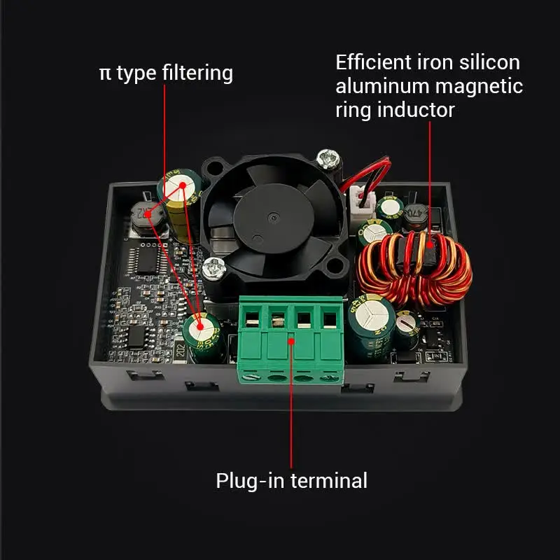 90W 5A Buck Boost Voltage Regulator Adjustable Variable DC