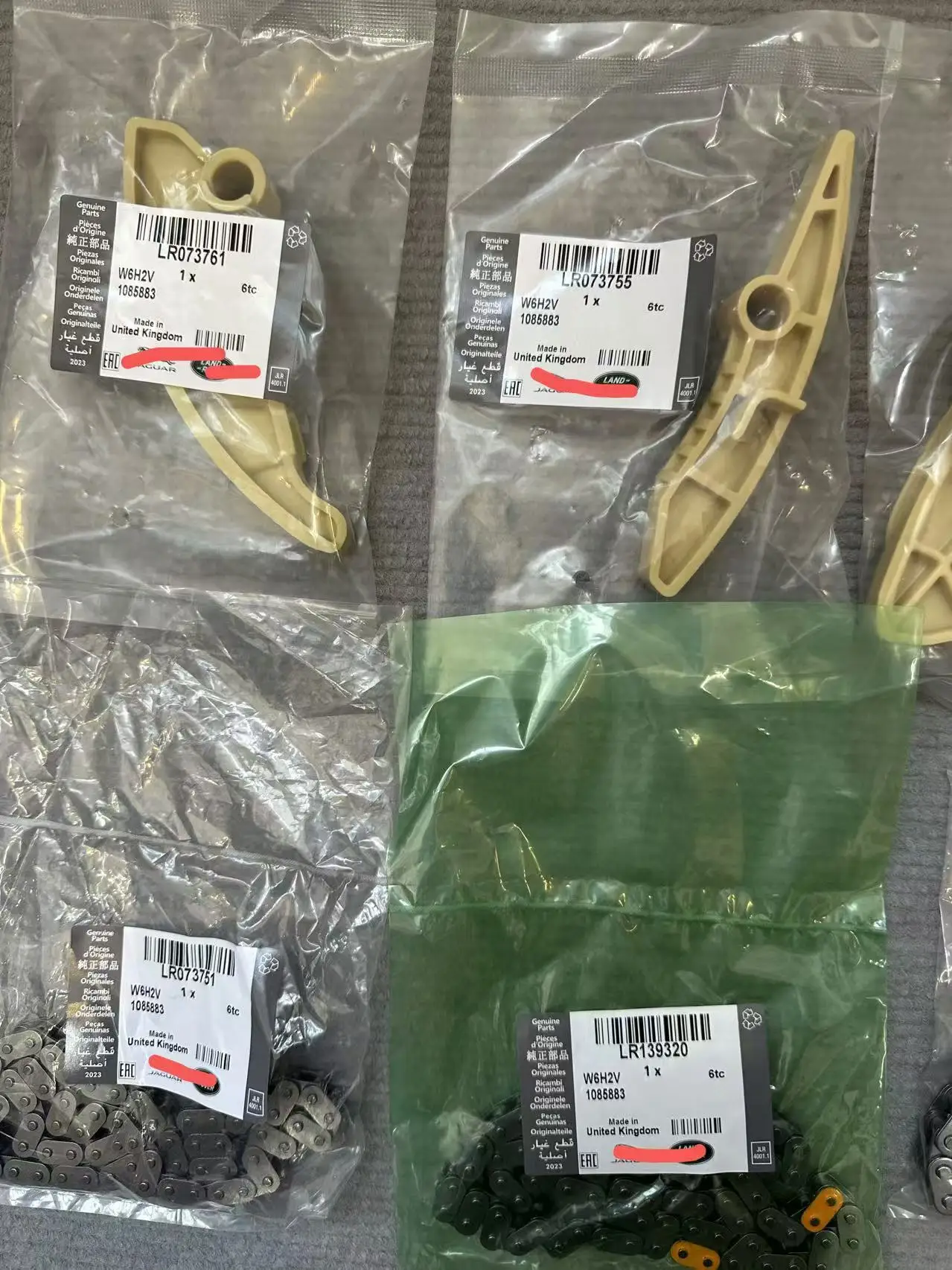 Timing Chain Kit for Land Rover Jaguar 2.0 AJ20D-204DTA, 204DTD LR073753 LR073754 LR073744 LR073770 LR073765