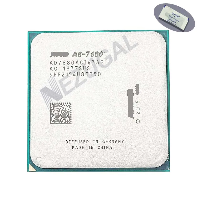 AMD A8-7680 Socket FM2+ Quad-Core APU Processor (3.5 GHz, 45W) – Used