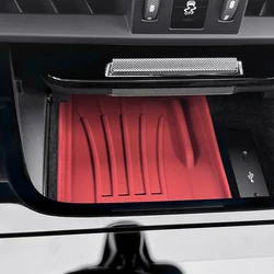 For Porsche Cayenne 2024 Silicone Car Wireless Charging Pad Center Console Organizer Box Cup Holder Bottle Insert Accessories