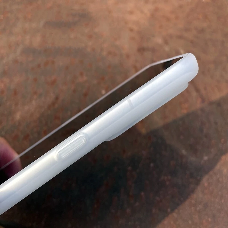 Matte Transparent Ultra Thin Soft Silicone Phone Case - Simple Bumper Design