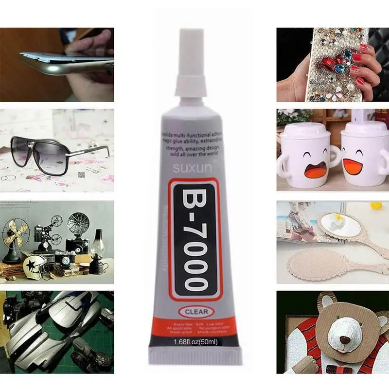 B7000 3/15/50/110mlStrength Glue Multipurpose Industrial Adhesive For Jewellery Crafts DIY Crystal Display Jewelry Rhinestone 3