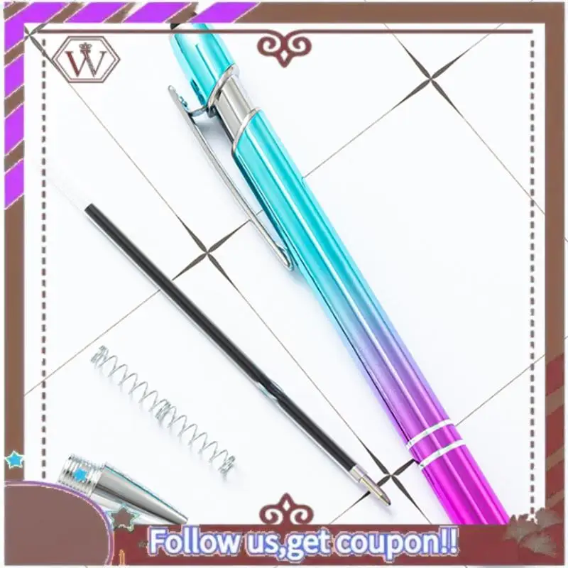 ABBG-50Pcs 그라디언트 금속 볼펜 터치 스크린 볼펜 쓰기 문구 사무실 학교 용품