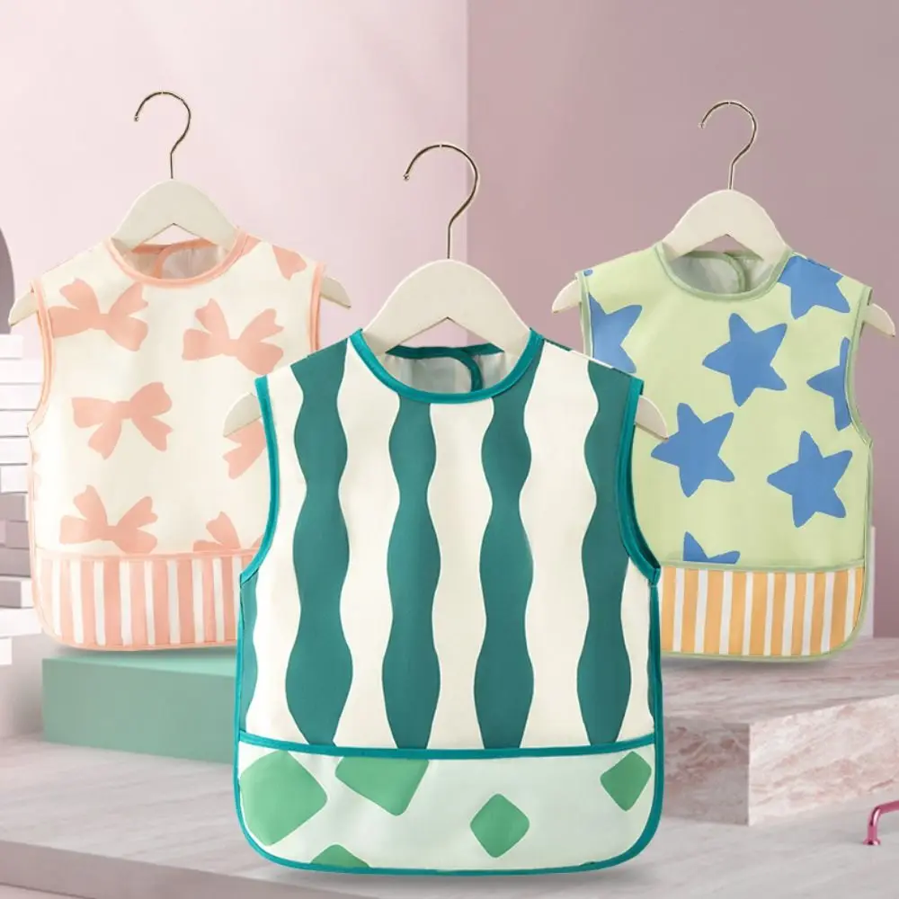 Waterproof EVA Baby Bibs with Adjustable Straps for Summer