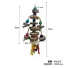 Parrot Toys for Large Birds Cardboard Big Bird Toys African Grey Parrot Toys Natural Wooden Bird Cage Chewing Toy with ZM918 3