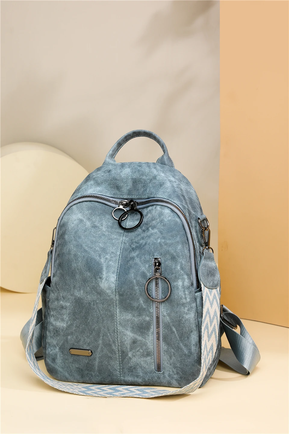 Fashion Daypack High Quality Pu Leather Backpack Women Bagpack Ladies Shoulder Bag Designer Large Capacity School Bag for Girls