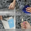 5m/Roll Waterproof Marble Wallpaper Contact Paper Wall Sticker Self Adhesive Bathroom Kitchen Countertop Home Decorative Film 3