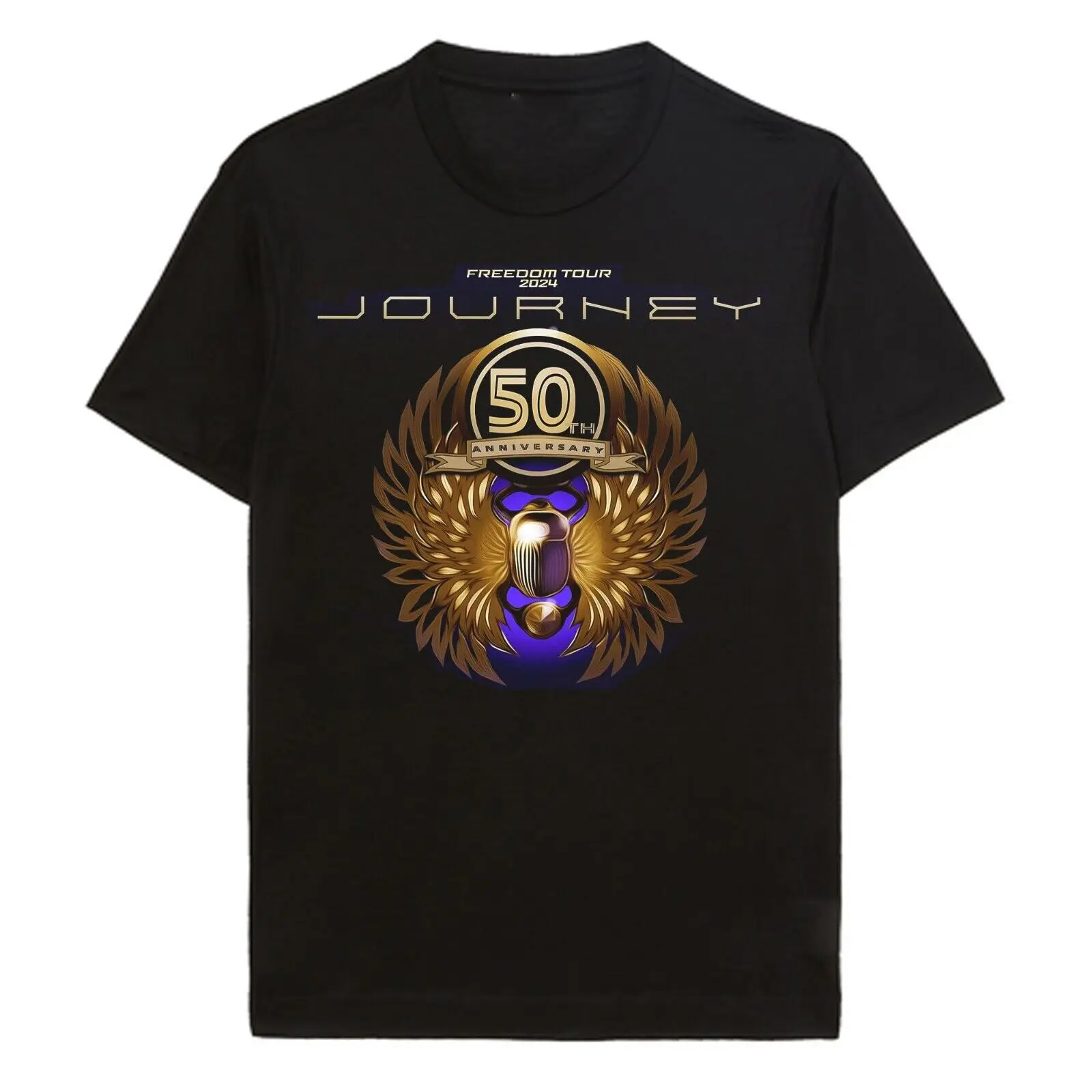 Rare Journey Poster Tour 2024 Family Men Maglietta Di Tutte Le Dimensioni Q623 Maniche Lunghe O Corte