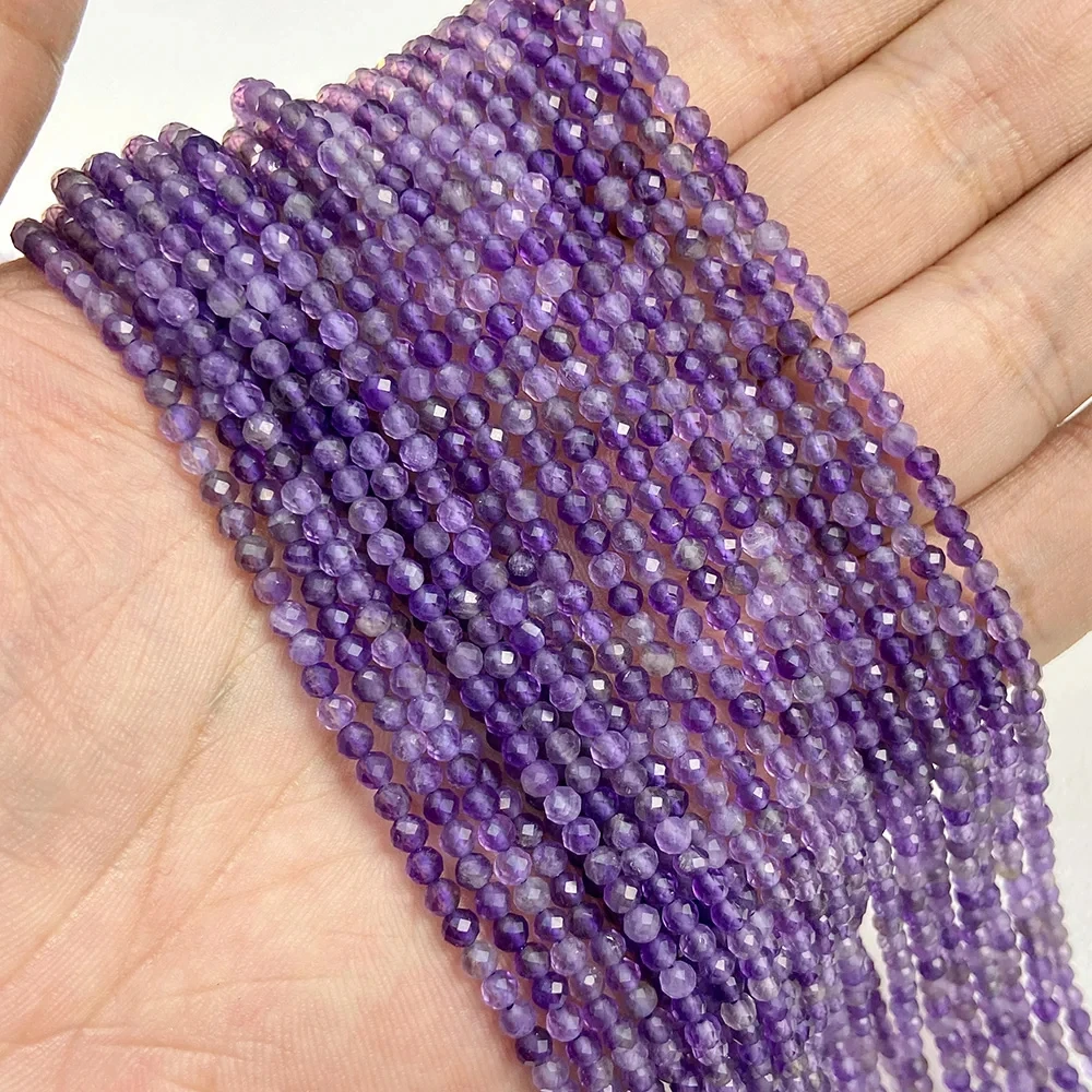 Natural Blue Gemstone Beads for Jewelry Making - Aquamarine, Amazonite, Apatite, Lapis, Turquoise Spacer Beads