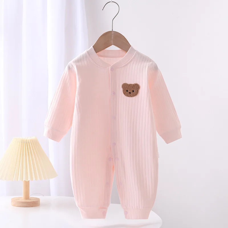 Bear Cotton Baby Jumpsuit 3
