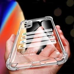 Shockproof Transparent Airbag Silicone Phone Case for OPPO Reno7 Pro 5G (Clear)