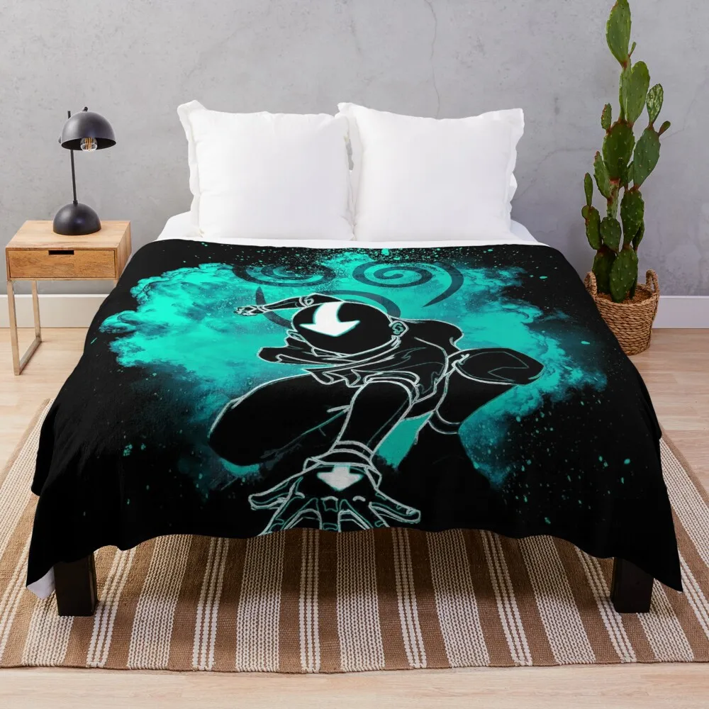 

Soul of the Airbender Throw Blanket Hairy Fashion Sofas Beach Blankets