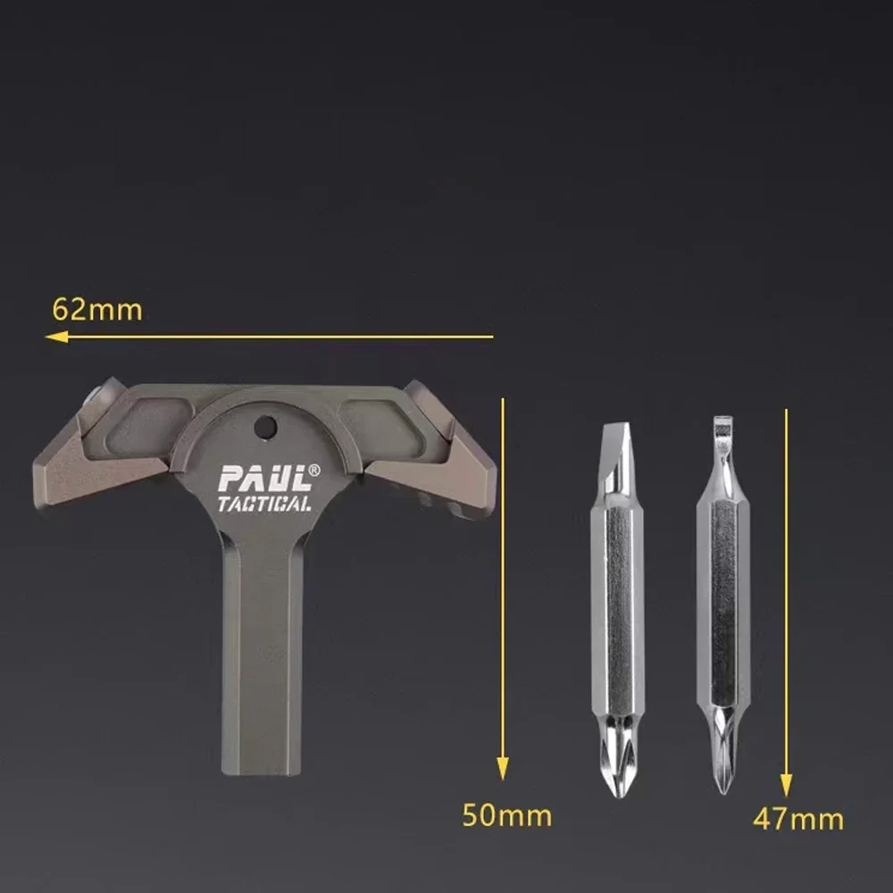 야외 다기능 EDC 휴대용 드라이버 렌치 캠핑 자동차 창 깨는 도구