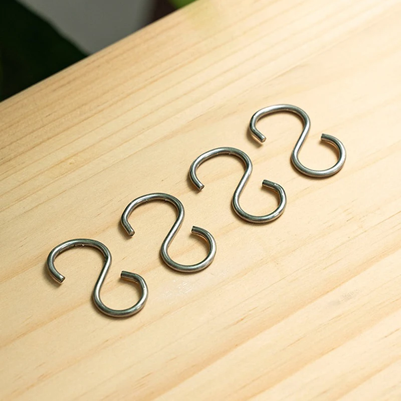R-type Needle High Temperature Resistant Tungsten Wire Fire Hook Jump Ring Pottery Pendant Hanging Ring 50/100PCS pottery sculpting tools pottery tools tungsten wire