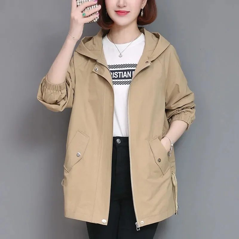 

Jackets Women Spring 2023 New Autumn Casual Zipper Bomber Jacket Long Sleeve Coat Female Fashion Slim Outerwears