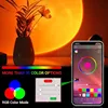 Intelligent LED Rainbow Sunset Projection Light Bar Coffee Shop Home Living Room Bedroom Background Wall Atmosphere Lighting 3