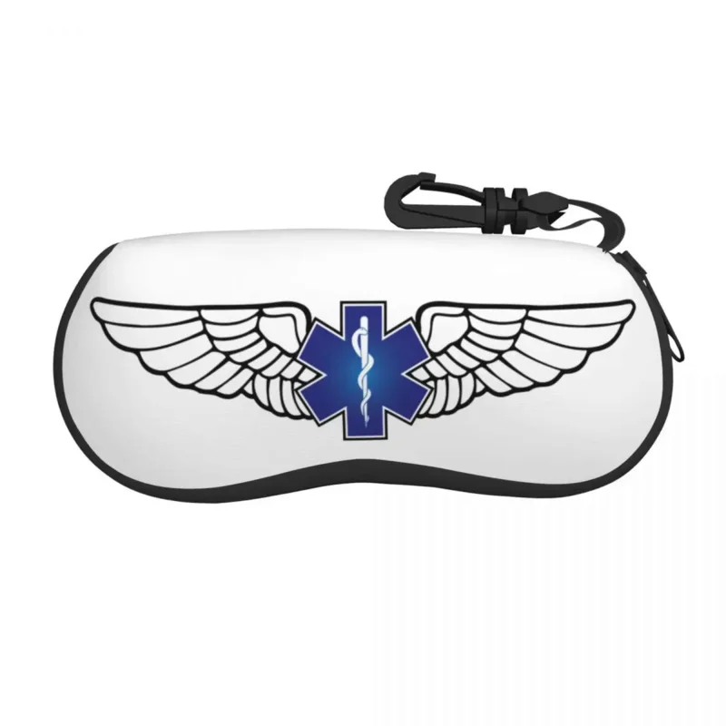 

Emt Star Of Life Flight Wings Shell Eyeglasses Case Women Men Cute Paramedic Medical Glasses Case Sunglasses Box Pouch