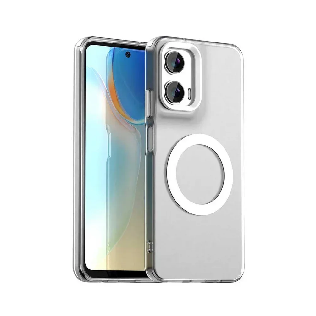 Magnetic Shockproof Candy Case with PC + TPU Bumper