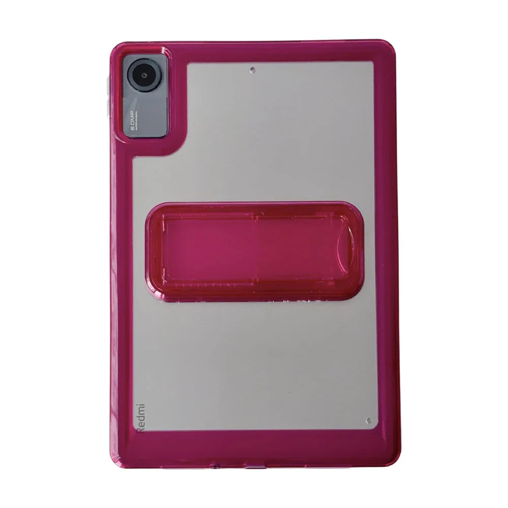 Shockproof Icy Colors Acrylic TPU Protective Case with Kickstand