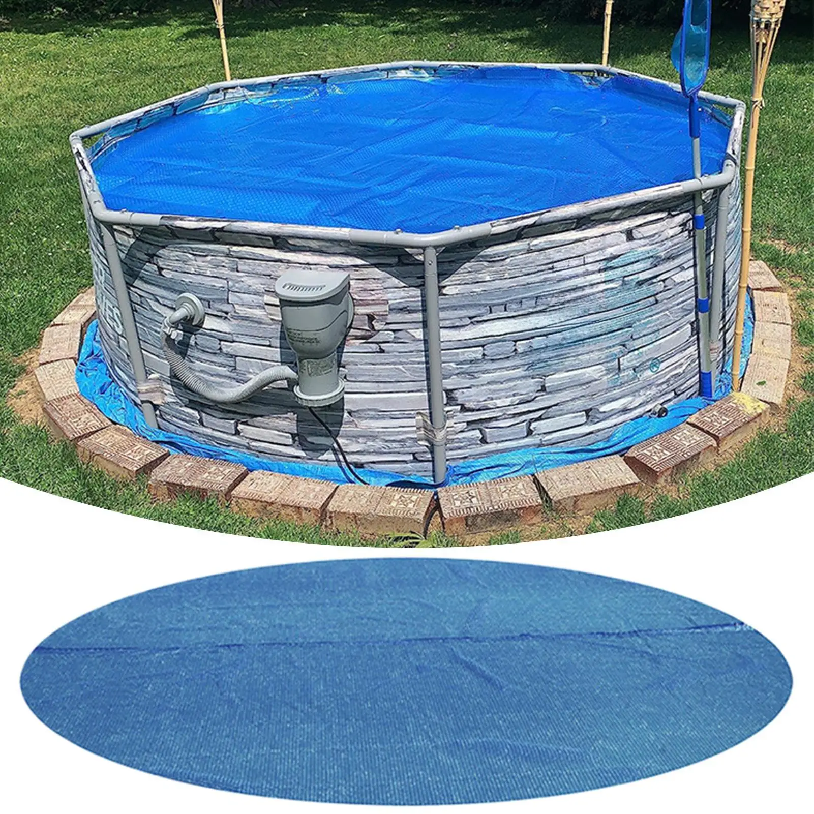 Pool Solar Cover Thermal Swimming Pool Cover Weatherproof Heavy Duty Thermal Blanket Portable outdoor Swimming Pond Accessories
