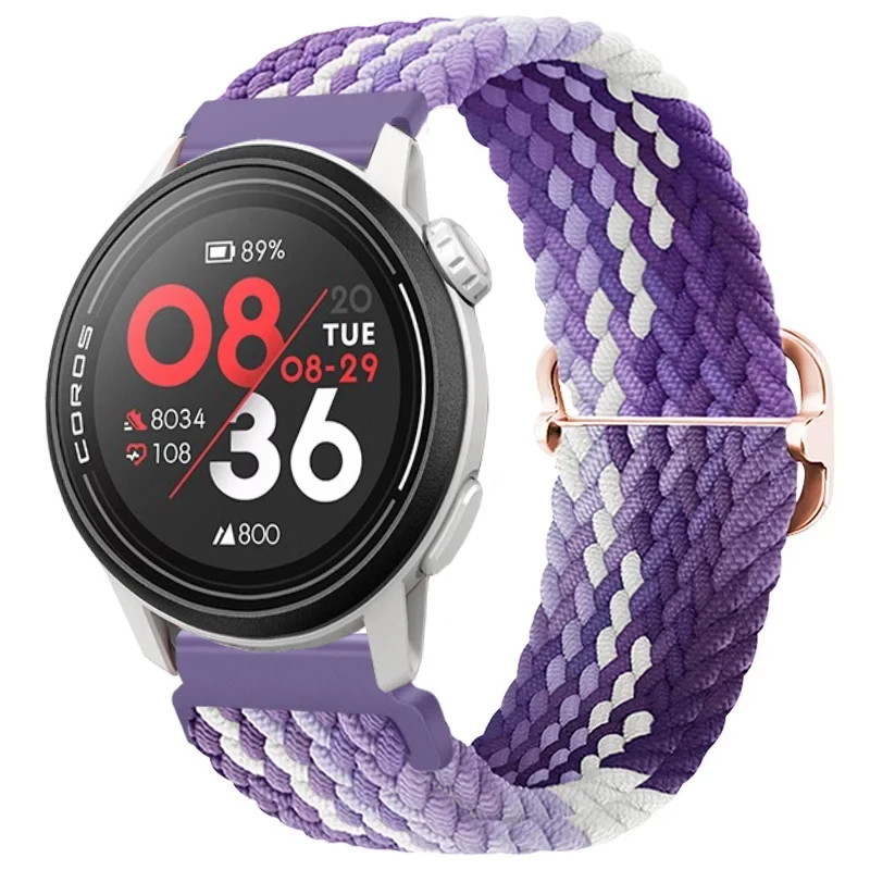 Soft Nylon Braided Breathable Watch Strap - 20mm/22mm Adjustable Bracelet