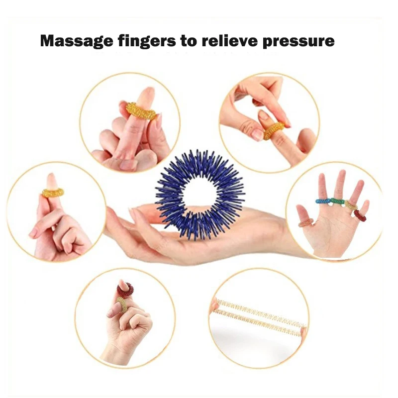 10/30/50PCS Sensory Rings Fidget Toys Anxiety Stress Relief Rings Decompression Finger Massager for Teens Adults fidget toys,anti stress toys,mini fingertip toy