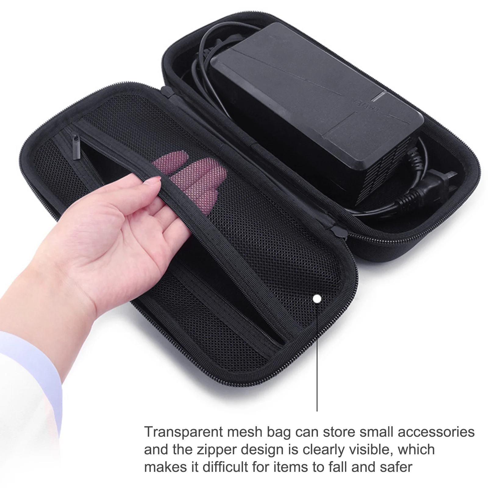 Hard EVA Case Carrying Box Portable Storage Bags Shockproof Electric Car Power Handheld Protection Bag Travel Organizer Box