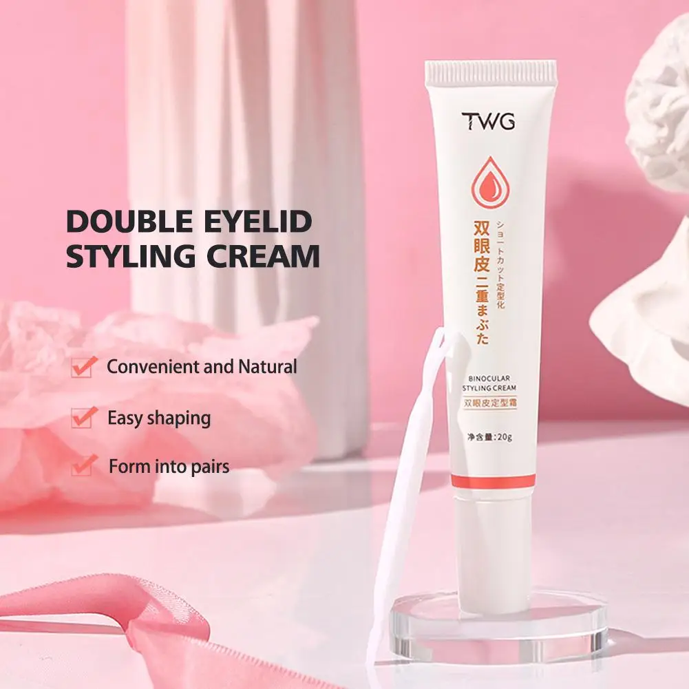 Double Eyelid Shaping Cream Invisible Double Eyelids Big Eye Natural Lasting Waterproof Lift Eyelid Glue Serum Eye Makeup Tools double eyelid styling glue