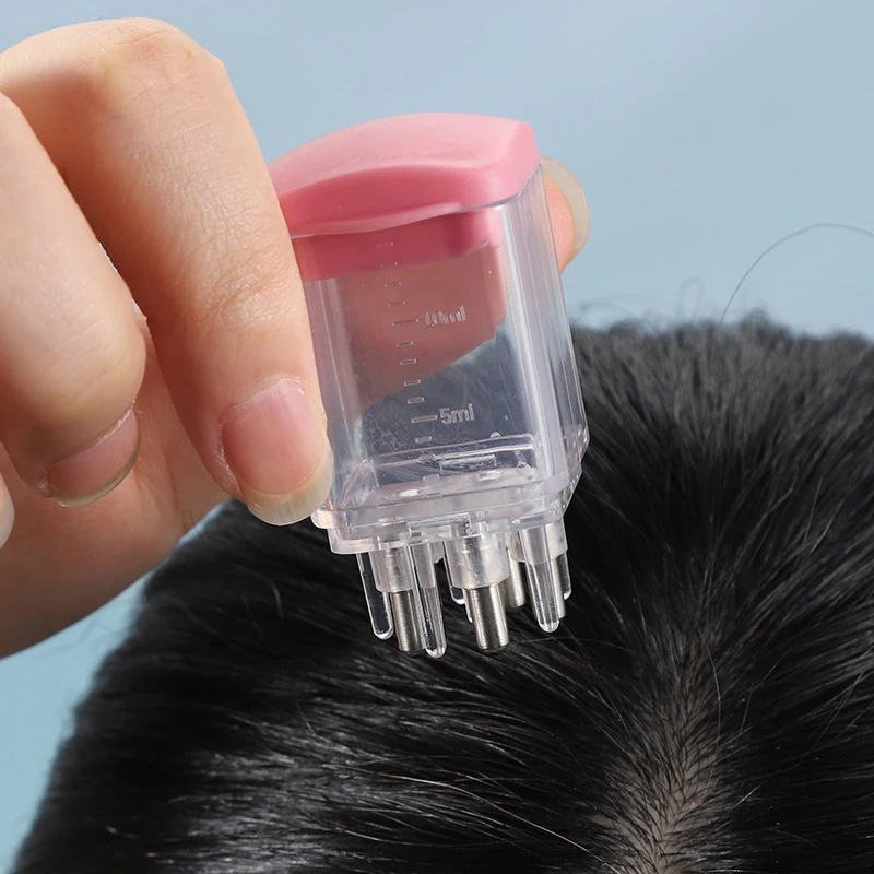 

5Pin Scalp Applicator Liquid Comb Portable Mini Massage Comb Essential Oil Liquid Guiding Massager Anti Hair Loss Scalp Care