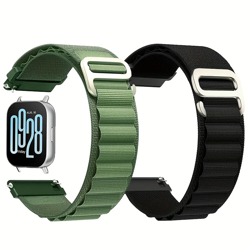 Breathable 22mm Alpine Loop Nylon Watch Strap - Premium Wristband Accessory