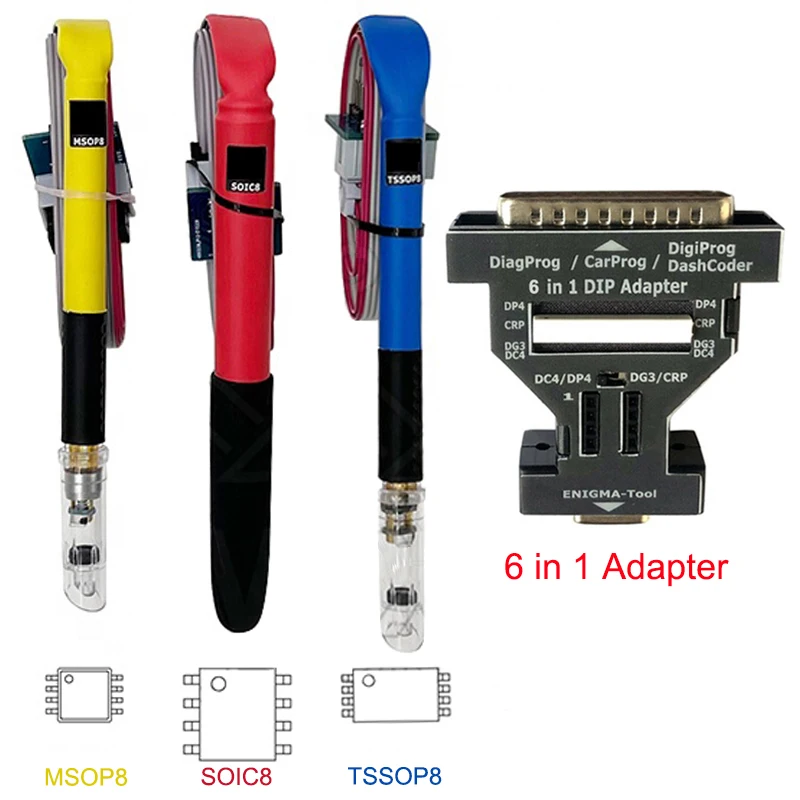 Pogo Pin Adapter Kit for SOIC8 MSOP8 TSSOP8 EEPROM Chips