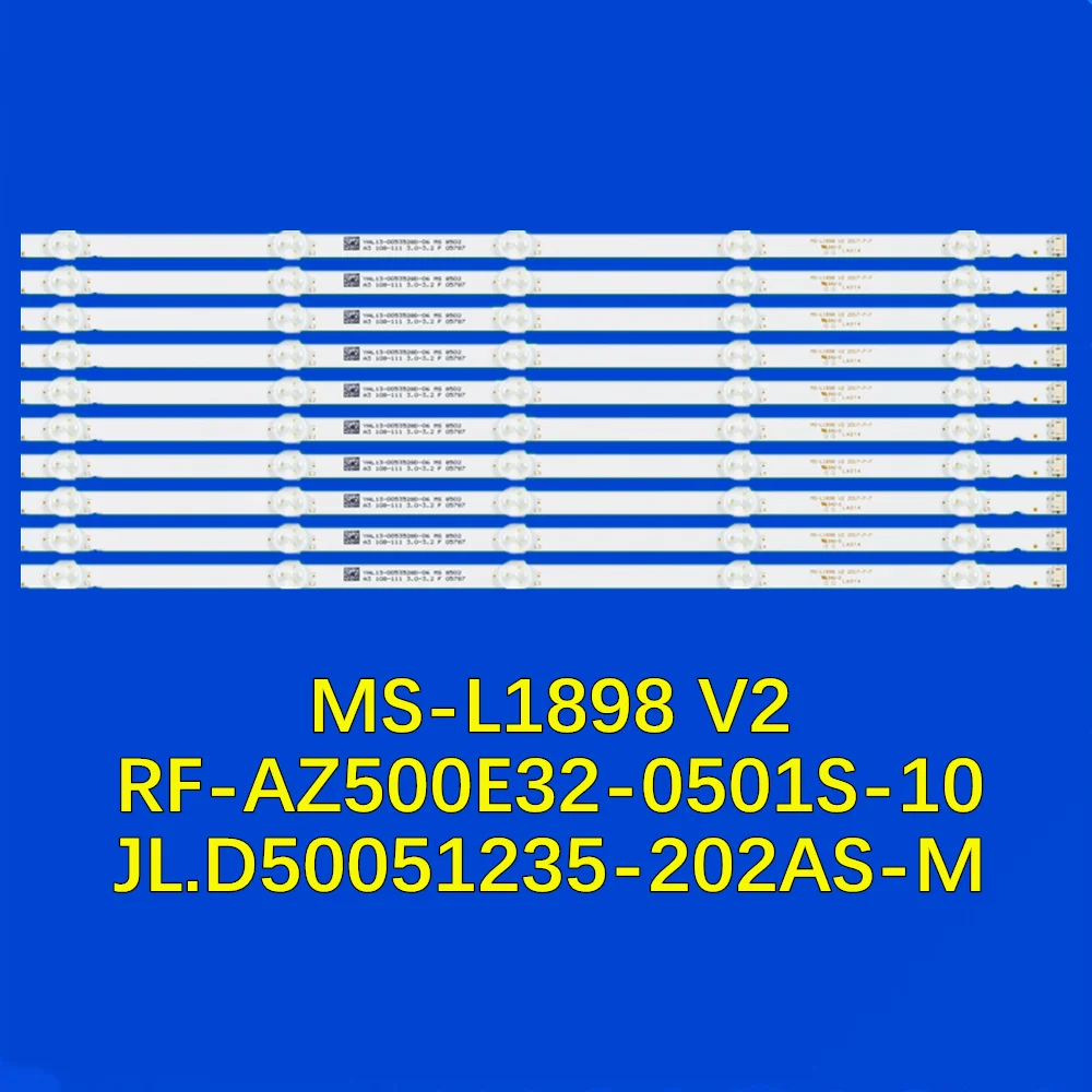 Striscia Di Retroilluminazione Tv Led Per 50 G2A 50 F5 50 V7 50 M7S 50 S1Yp 50 M1 50 G3 Ms-L1898 V2 Jl.D50051235-202As-M Rf-Az500E32-0501S-10