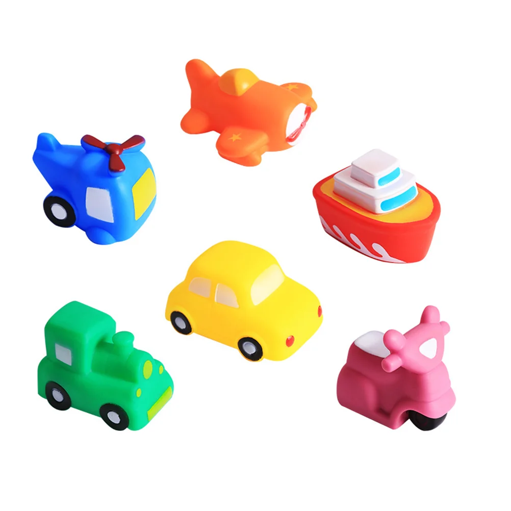 

Toy Car Household Bath Squeeze Baby Accessory Bathing Interesting Wear-resistant Bathtub Adorable Cars Toys