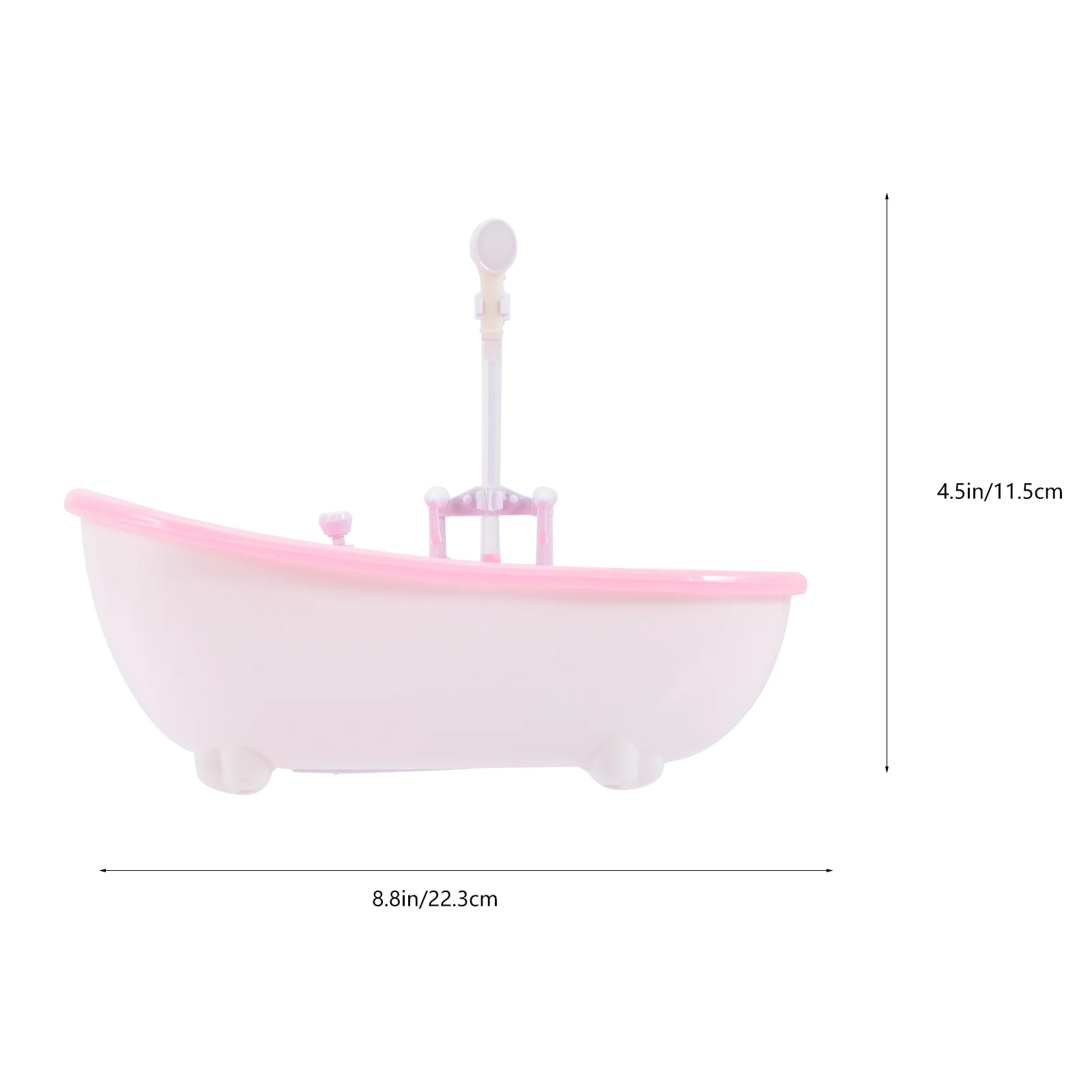 

Electric Bathtub Miniature Bathroom Bathtub with Shower Sprayer Kids Toy